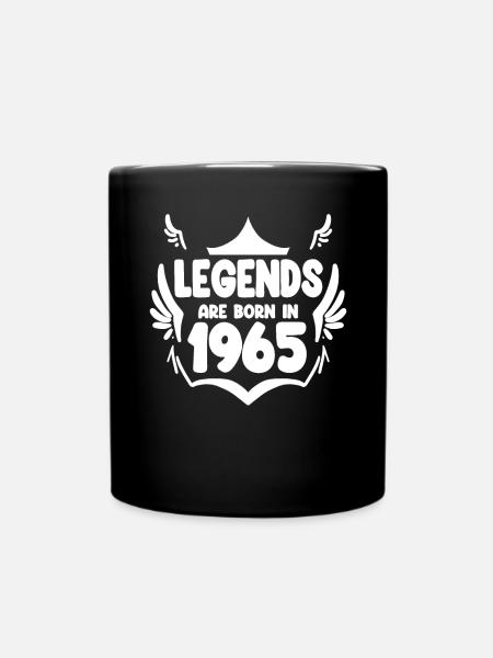 1965 - Né 1965 - Année de naissance 1965 - Mug uni - noir