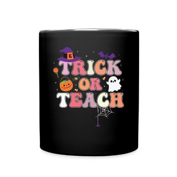 Trick Or Teach - Full Colour Mug - black - Front