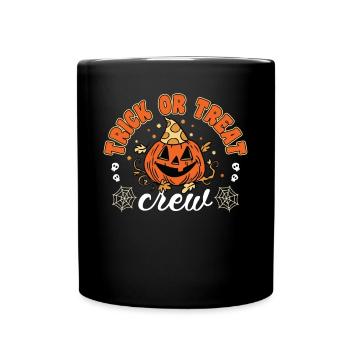 Trick Or Treat Crew Pumpkin - Mug uni - noir - Devant