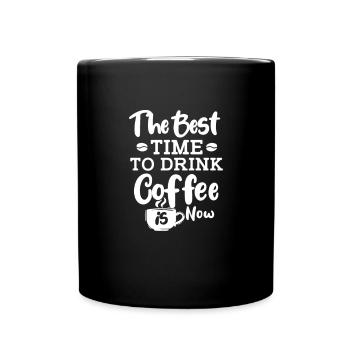 Coffee Caffeine Espresso Barista Gift - Full Colour Mug - black - Front