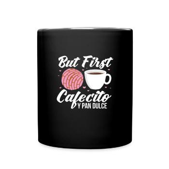 Café Cousue Caféine Couturière Espresso Cadeau - Mug uni - noir - Devant
