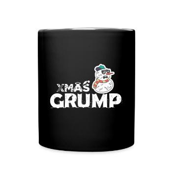 Merry Christmas Punks Snowman Punk Grump Xm - Full Colour Mug - black - Front