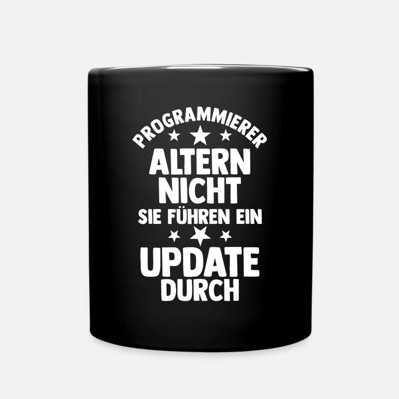 Programmieren Entwickler Coder Programmierer - Tasse einfarbig - Schwarz