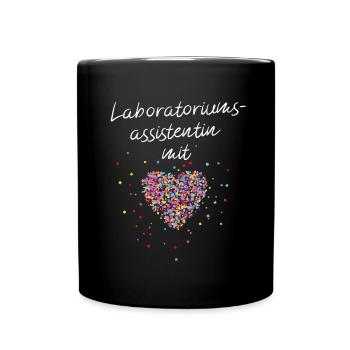 Medizinisch Technische Assistentin MTLA Laborantin - Tasse einfarbig - Schwarz - Vorne