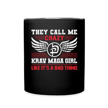 Krav Maga Apparel Israélien Self - Mug uni - noir - Devant