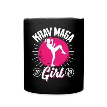 Krav Maga Apparel Israeli Self - Tasse einfarbig - Schwarz - Vorne