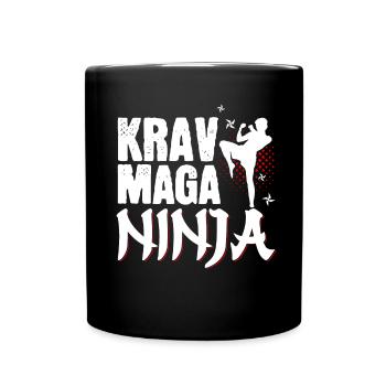 Krav Maga Apparel Israeli Self - Full Colour Mug - black - Front