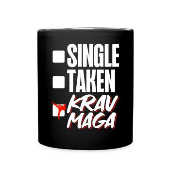 Krav Maga Apparel Israeli Self - Tasse einfarbig - Schwarz - Vorne