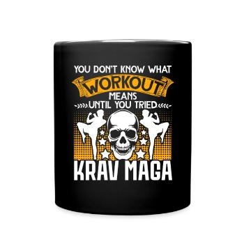 Krav Maga Apparel Israeli Self - Full Colour Mug - black - Front