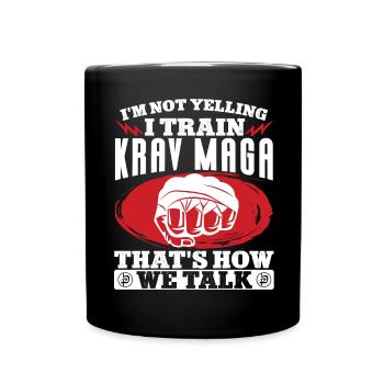 Krav Maga Apparel Israeli Self - Full Colour Mug - black - Front