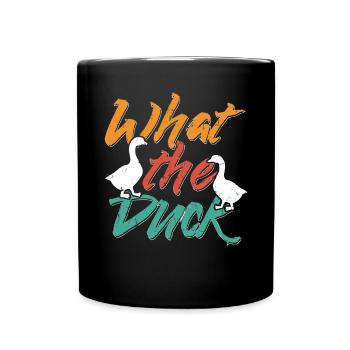What The Duck - Full Colour Mug - black - Front