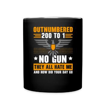 Correctional Officer Warden Jail Prison Guard - Full Colour Mug - black - Front