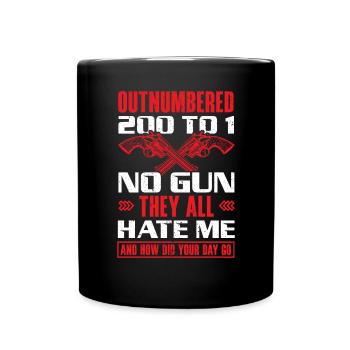Correctional Officer Warden Jail Prison Guard - Full Colour Mug - black - Front