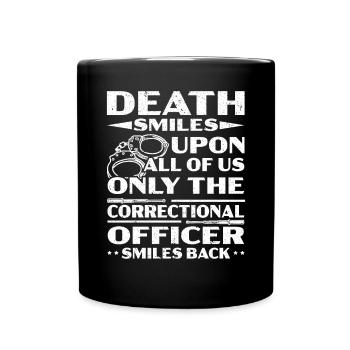 Correctional Officer Warden Jail Prison Guard - Full Colour Mug - black - Front