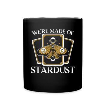 Wir sind aus Sternenstaub Tarot Kartenlesen okkult - Tasse einfarbig - Schwarz - Vorne