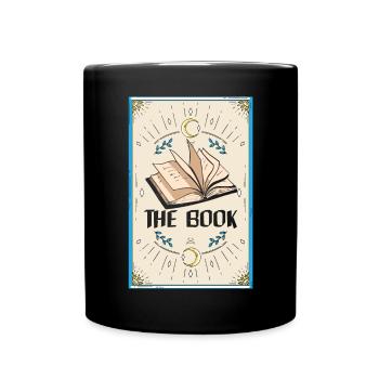 Das Buch Tarotkarte lesen okkulte dunkle Magie - Tasse einfarbig - Schwarz - Vorne