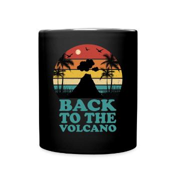Retour à Volcano-Lava-Migration-Montagne-Feu-Magma - Mug uni - noir - Devant