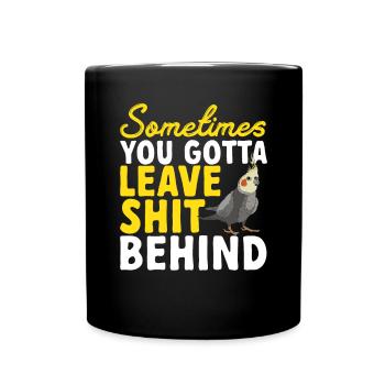 Cockatiel Cockatiel Cockatoo Perroquet Oiseau Cadeau - Mug uni - noir - Devant