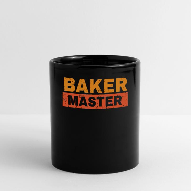 Master Baker Cook Chef Biscuits Christmas Dough Full Colour Mug