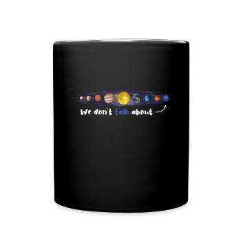 Pluto 1930-2006 Never Forget - Tasse einfarbig - Schwarz - Vorne