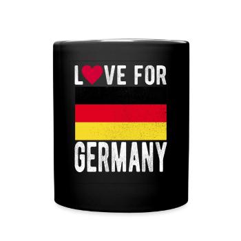 Germany Flag - Full Colour Mug - black - Front