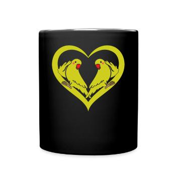 Cockatiel Bird Lover - Parrot Bird Lover Parrot Bi - Full Colour Mug - black - Front