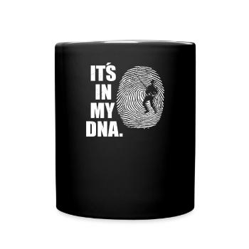 Angler Geschenkidee Hobby Angeln - Tasse einfarbig - Schwarz - Vorne