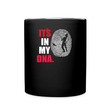 Angler Geschenkidee Hobby Angeln - Tasse einfarbig - Schwarz - Vorne