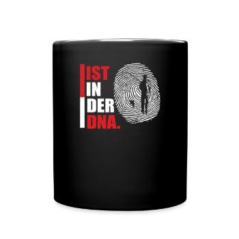 Angler Geschenkidee Hobby Angeln - Tasse einfarbig - Schwarz - Vorne