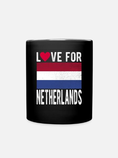 Drapeau des Pays-Bas - Mug uni - noir