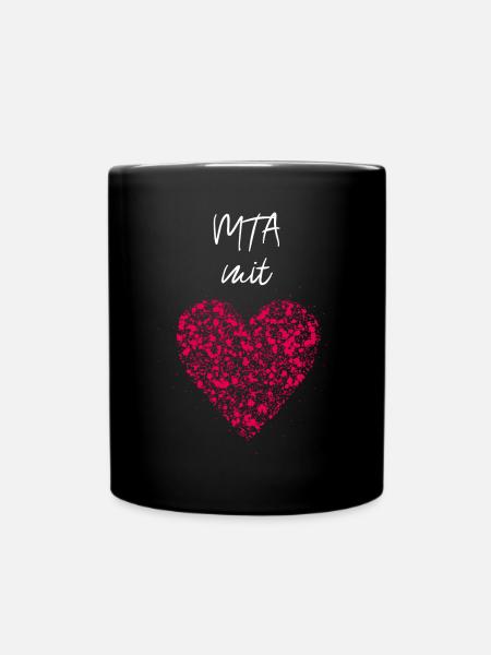 MTA mit Herz Krankenhaus Facharztpraxis Klinik - Tasse einfarbig - Schwarz