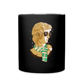 New Money Aesthetic Funny David Statue Michel - Full Colour Mug - black - Front