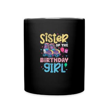 Sister Brother Siblings Family Gift - Full Colour Mug - black - Front