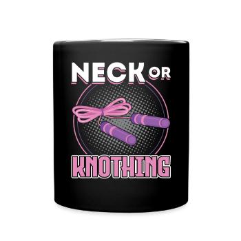 Neck Or Knothing - Jump Rope - Tasse einfarbig - Schwarz - Vorne