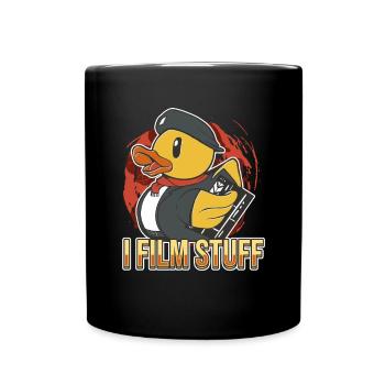 Je filme des trucs - Mug uni - noir - Devant
