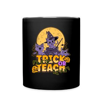 Trick Or Teach - Full Colour Mug - black - Front