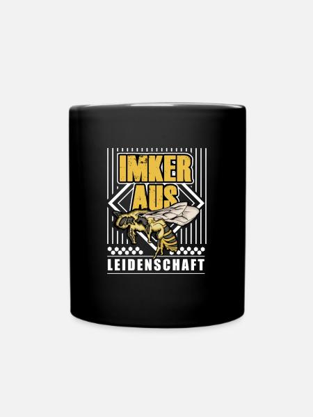 Imker Aus Leidenschaft - Tasse einfarbig - Schwarz
