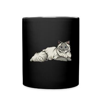 Chat - Mug uni - noir - Devant