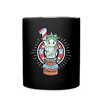 1st birthday child - Full Colour Mug - black - Front