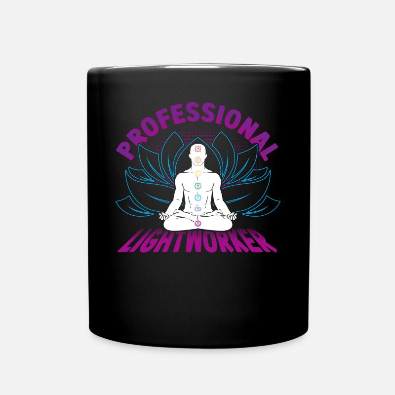 Reiki Practitioner Design für einen Energieheiler - Tasse einfarbig - Schwarz