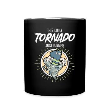 1. Geburtstag Kind - Tasse einfarbig - Schwarz - Vorne