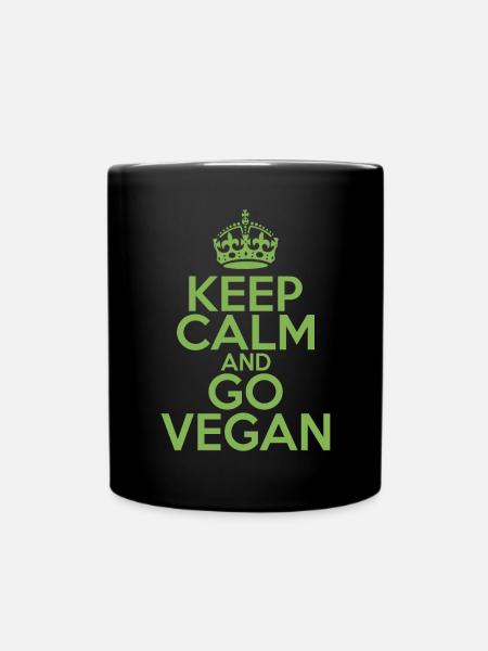 Veggie Lover Vegan Cadeau - Mug uni - noir