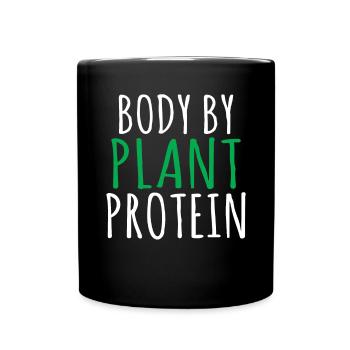Veggie Lover Vegan Gift - Full Colour Mug - black - Front