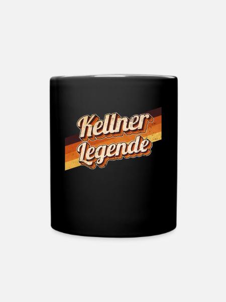 Gastronom-Wirt Geburtstag als Legende geboren - Tasse einfarbig - Schwarz
