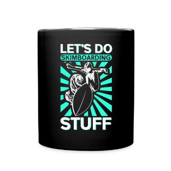 Skimboard Skimbording Surfing Skimborden Cadeau - Mug uni - noir - Devant