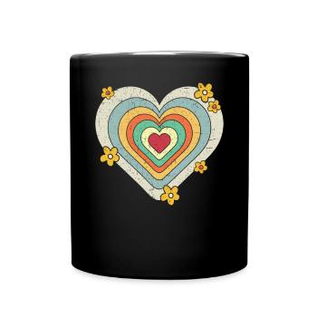 National Retro Day Vintage Old Classic 80er 90er Jahre - Tasse einfarbig - Schwarz - Vorne