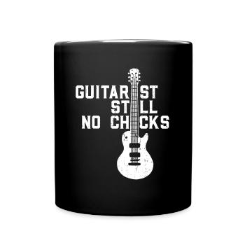 Guitariste - Still No Chicks - Guitare acoustique - Mug uni - noir - Devant