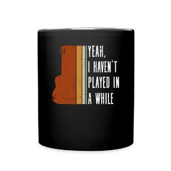 Guitare acoustique Guitariste Guitariste Guitariste Drôle - Mug uni - noir - Devant