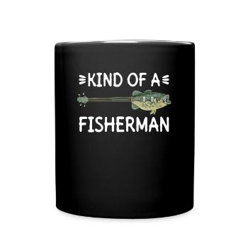 Kind Of A Fisherman - bassiste - Mug uni - noir - Devant