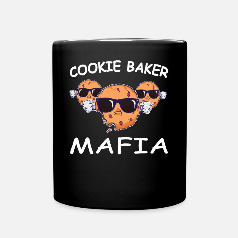 Сookie Baker Mafia Cook Chef Weihnachtszauber - Tasse einfarbig - Schwarz